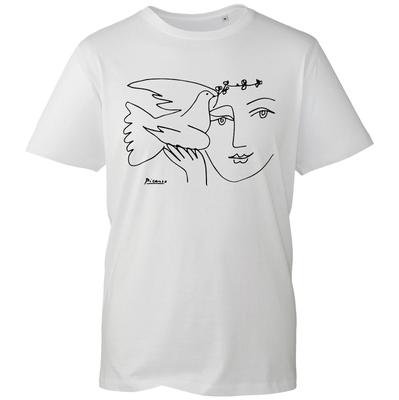 Enrads Fredsduva Herr Unisex T-shirt Minimalistisk Duva Konst Gåva Grafisk T-shirt