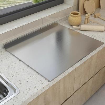 Stainless Steel Cutting Board Heavy Duty Large Chopping Board Dishwasher Safe Kitchen Tools for Meat Vegetables Baking