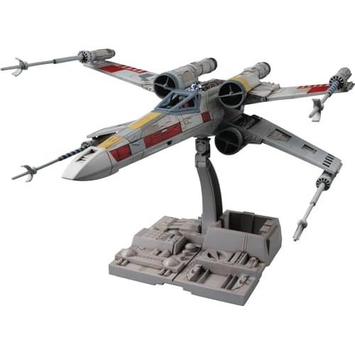 BANDAI SPIRITS Star Wars 1/72 X-Wing Starfighter Pre-colored Plastic Model Kit (New Packaging Version)