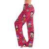 Womens Pajama Pants Sleepwear Casual Drawstring Elastic Waist Pants Comfy Straight Yoga Loose Trousers