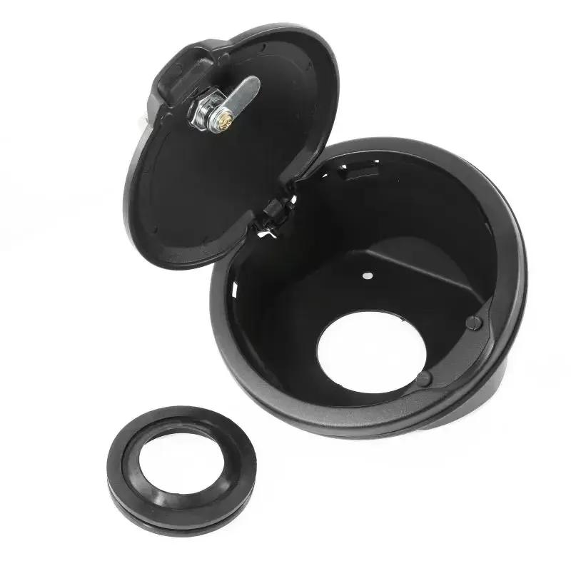 For Jeep JL Fuel Gas Tank Cap Cover Locking Fuel Door with Key for Jeep Wrangler JL 2018-2020 & Unlimited Sport Rubicon Sahara