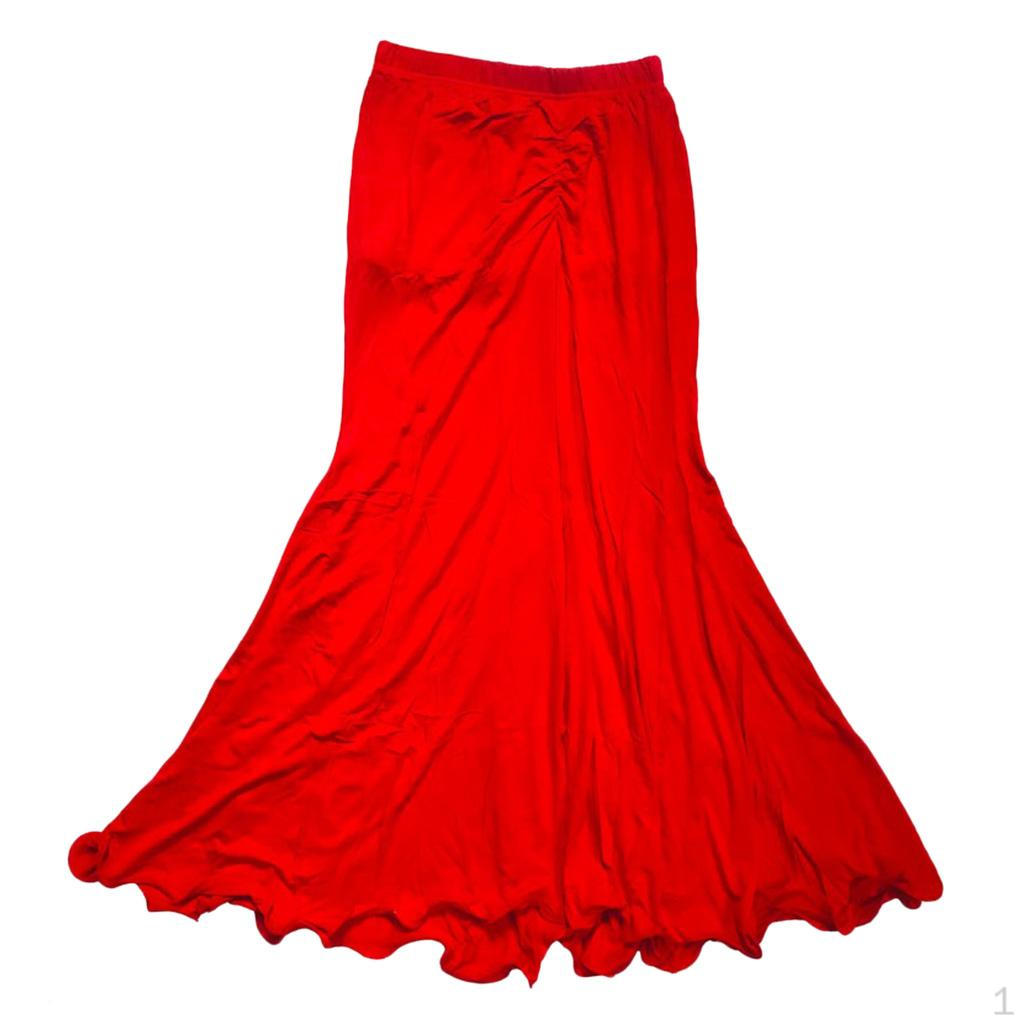 

Adults Belly Dance Skirt Side Split червоний