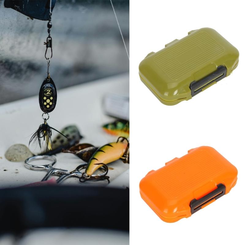 Oboustranný box na nástrahy a návnady, přenosný box na rybářské náčiní, venkovní lehký box na rybářské nářadí, pouzdro na rybářské příslušenství