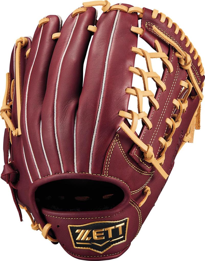 ZETT Soft Steer Baseball Bordeaux Brown x Pastel Brown Size 5 Glove, All-Around, Left-Handed Throw, (4032), (BRGB35530F)