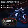 AD Digital Display Instrument Panel 12V Speedometer Motorcycle Bracket Odometer Tachometer with Speed & Mileage for CG125 CG150