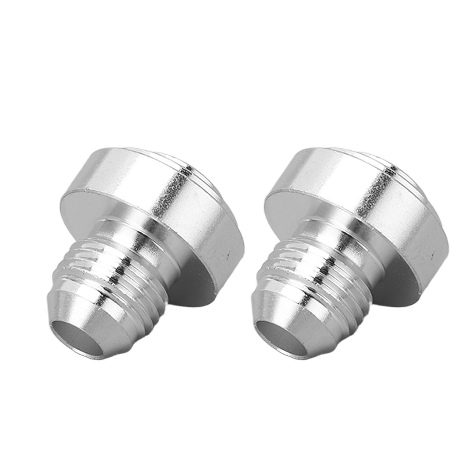 

2 Pcs AN6 Male Thread Billet Aluminum Alloy Universal 12in Male Thread Fitting for Pipe Joint