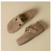 La Chapelle Women's Birkenstock Style Shoes New Thick Sole Casual Low-top Lightweight Shoes