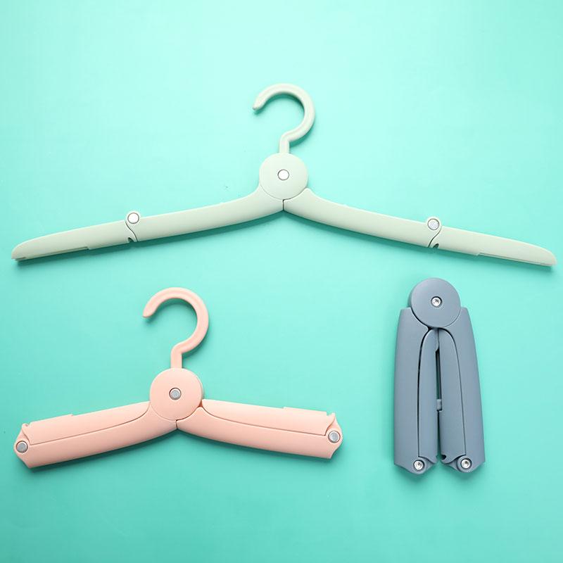 Mini Travel Foldable Closet Clothes Hanger Home Portable Windproof Non-Slip Rack