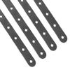 4Pcs Straight Bracket Heavy Duty Metal Bracket for Wood Bookshelves Cabinets Fences Mending Plate Flat Mounting Plate