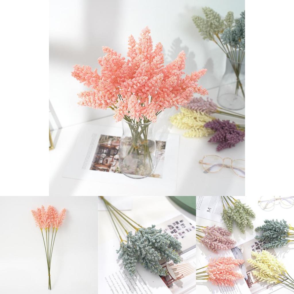 Small Fresh Imitation Triticum Aestivum Bouquet For Home Office Decor And Photography Props