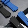 For GUESS W0149L5 Series Watch Chain Soft Resin Silicone Watchband Convex Mouth 26x14m Watch Strap Waterproof Bracelet Bue