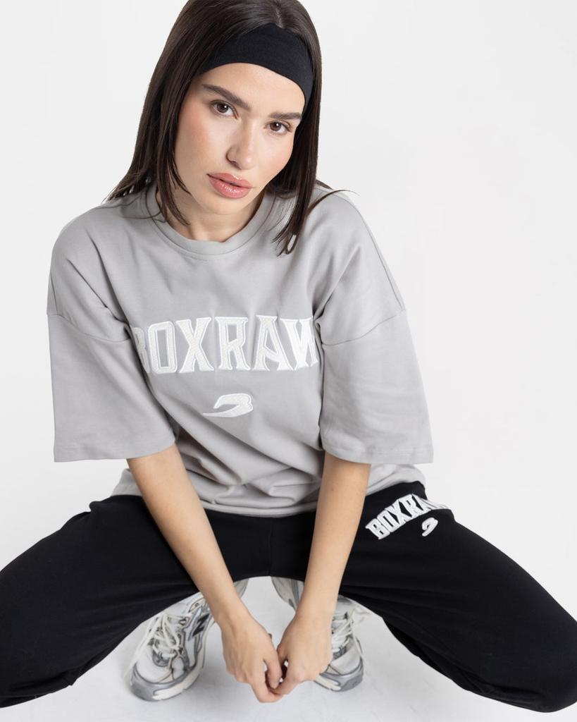 BOXRAW East Street Oversized T-Shirt - Women'S W Bxrw-U-Esot-W [Grey]