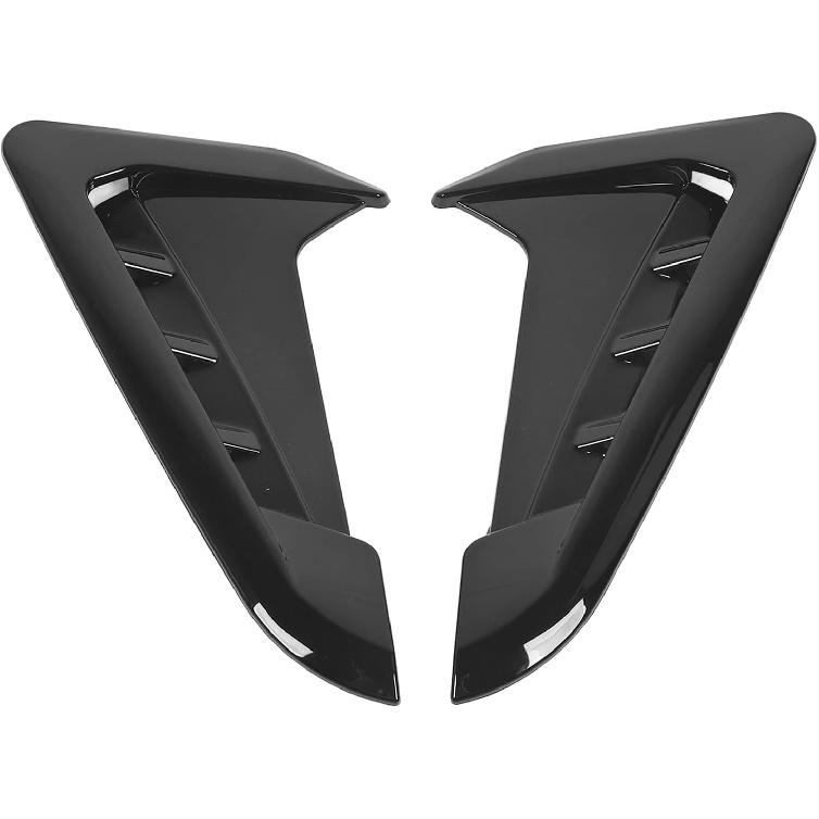 Pair Side Vent Trim Left Right Car Mudguard Side Vent Cover Sticker Decor for X3 G01 X4 G02 M Sport Carbon Fiber TrimMarker Cover TrimSide Mudguard