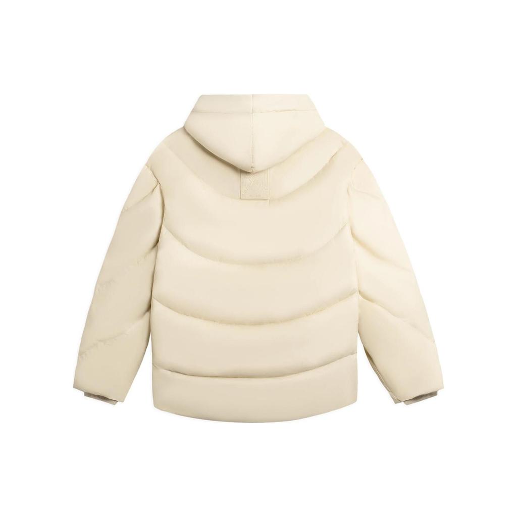 Li Ning X Jackie Chan Kung Fu Series Solid Color Loose Fit Short Down Jacket Men Jacket AYMS135-1