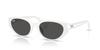 Sunglasses 0RB4457D WHITE DARK GREY 67728755 Asian Fit Polarized Ray-Ban (White/Dark Grey)