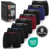8 Stk. Boxershorts – Herren – Qualität, Baumwolle, Komfort, atmungsaktiv – Slips – Strapazierfähige Herrenunterwäsche