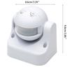 Intelligent Motion Sensor Switch Easy Installation Flame Retardant ABS Material Automatic Lighting Switch Anti-oxidation