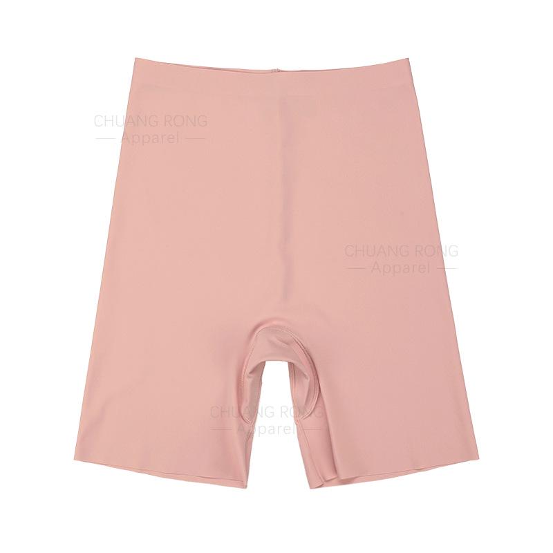 High-Waist Women's Seamless Safety Leggings - Slim Fit, Hip Lift, Anti-Exposure, Ice Silk, Pure Cotton.