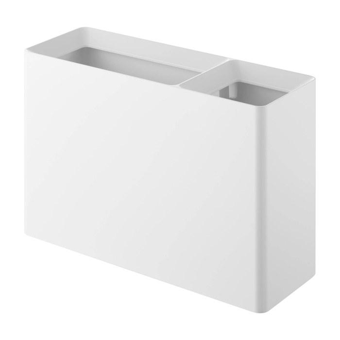 Yamazaki Super Convenience Bento Box Waste Separation Bin White W46.3xD15.8xH32cm Tower 10354