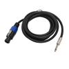 14 Inch Male Speaker Cable Professional Plug and Play Speaker Extension Cable for Stage Monitors