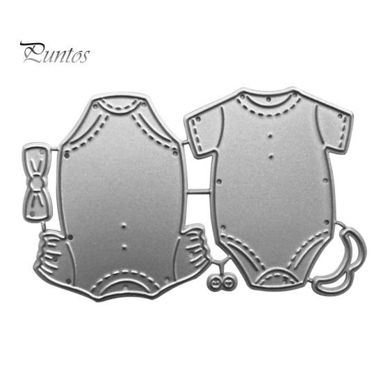 

Детская одежда, комбинезон, металлические штампы, сделай сам, скрапбукинг, бумажные карты, альбом, ремесло серебряный