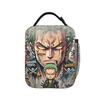 Zoros Graffiti Chibi Double Portrait Lunch Bag  Funny Lunch Box For Child Travel Convenient Cooler Bag Oxford Thermal Lunch Bags
