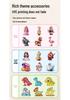 Colorful Magnetic Building Blocks Set - Brain-Teasing Puzzle Toy for Kids