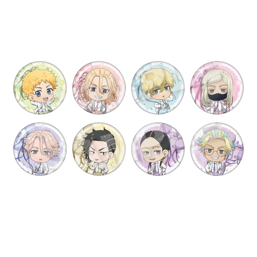 Tokyo Revengers Mini Character Trading Badges Balloon Suit Box of 8 Ver.