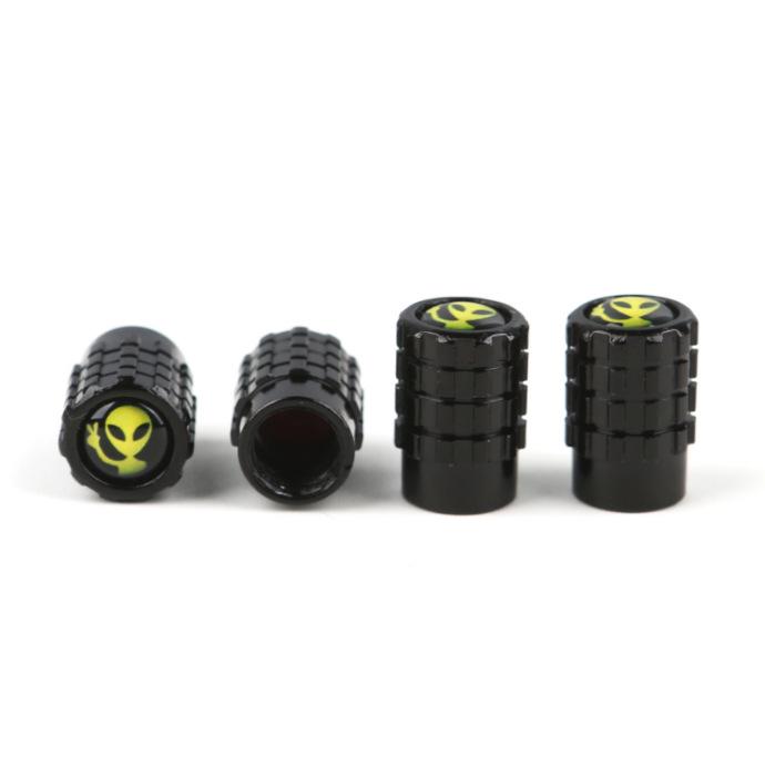 

Universal Leak-Proof Tire Valve Stem Cap with Knurled Grid Design