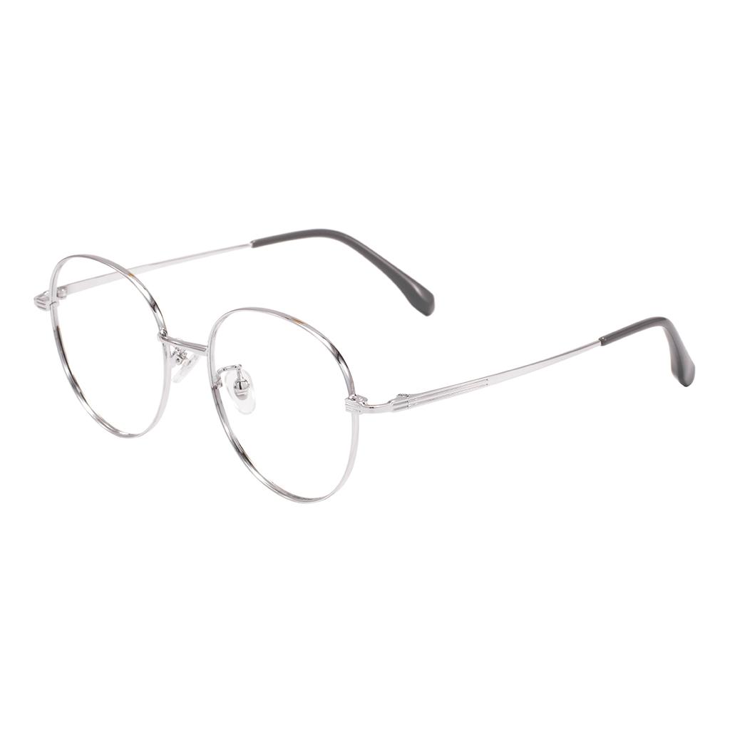 Metal Colorful Oval Full Rim Man And Women Glasses Frame Retro Round High Quality Spectacle For Medical Prescription Lenses