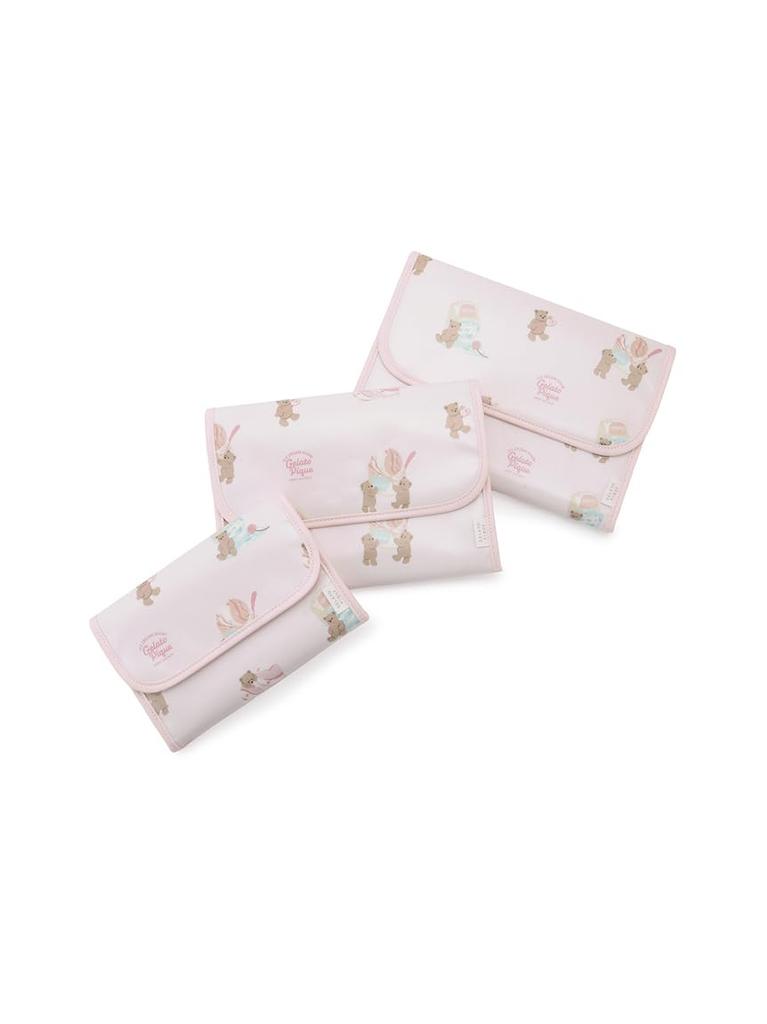 Ice Cream Bear Pattern Mother and Child Health Handbook Case M PPGB262550 PNK M [Gelato Pique] Women's