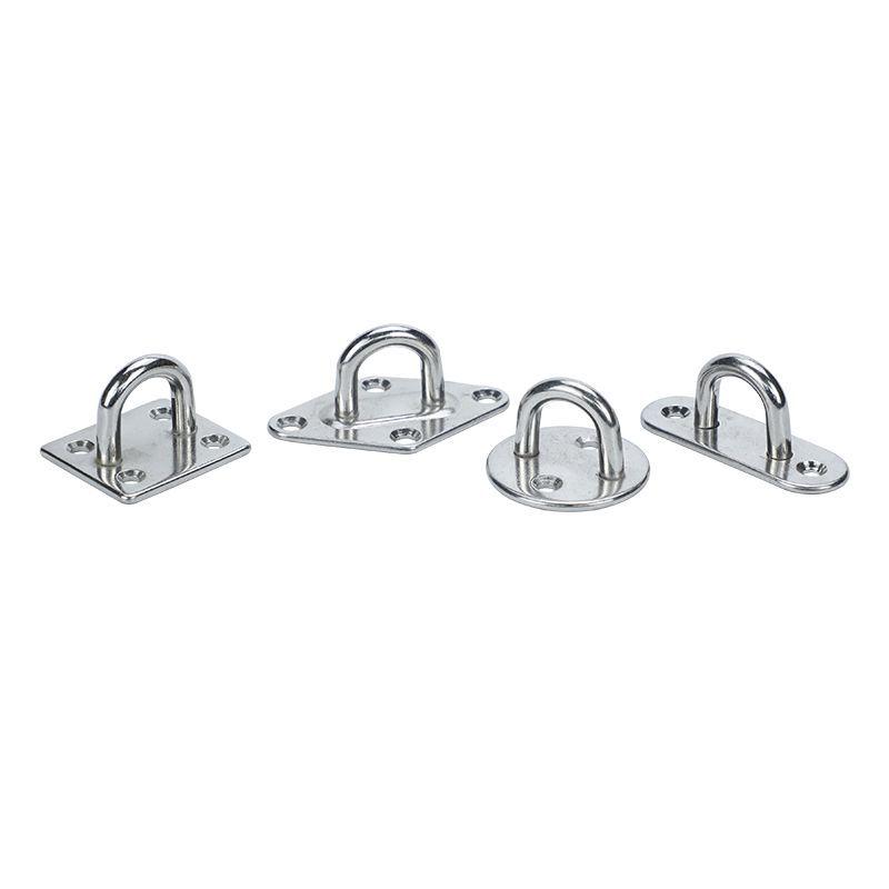 304 Stainless Steel Door Latch Set: Diamond, Square, Oval, Round, and Fixed Buckle Hook.