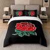 3Pcs Bedding SetEngland Rugby Soft Bed Sheet and Two Pillowcases Home Bedroom Decor