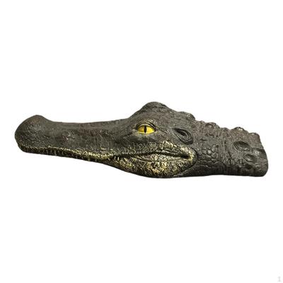 Alligator Head Decoy Pond Float Garden Floating Ornament, Protected Exterior To The From