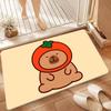 Cartoon Capybara Hippo Entrance Door Mat Nordic Style Bedroom Living Room Doormat Home Balcony Anti-Slip Modern Home Decor