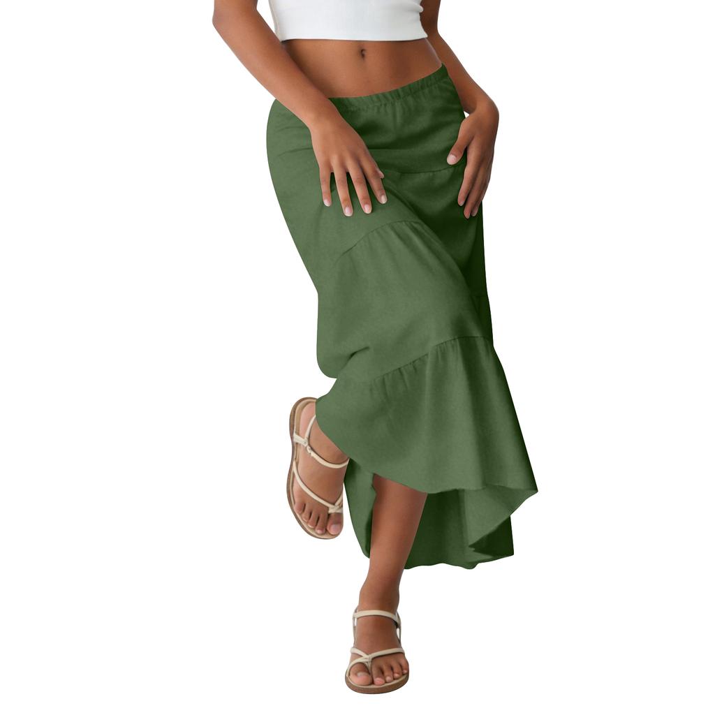 Moda Casual da Donna - Gonna Midi Colorata