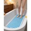 Extra Lange Antislip Badkuipmat Met Afvoergaatjes En Zuignappen Antislip Badkuipmat