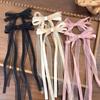 2Pcs Ladies' Hair Clips Set Cute Lace Ballet Style Bow Ribbon Sweet Hair Pin Headwear High Quality Versatile Hair Accessories