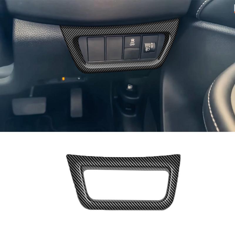 For HONDA WR-V WRV 2024 2025 ABS Carbonfiber  Interior Accessoires  Door Handle Window Control Panle Handbrake Air Outlet Cover