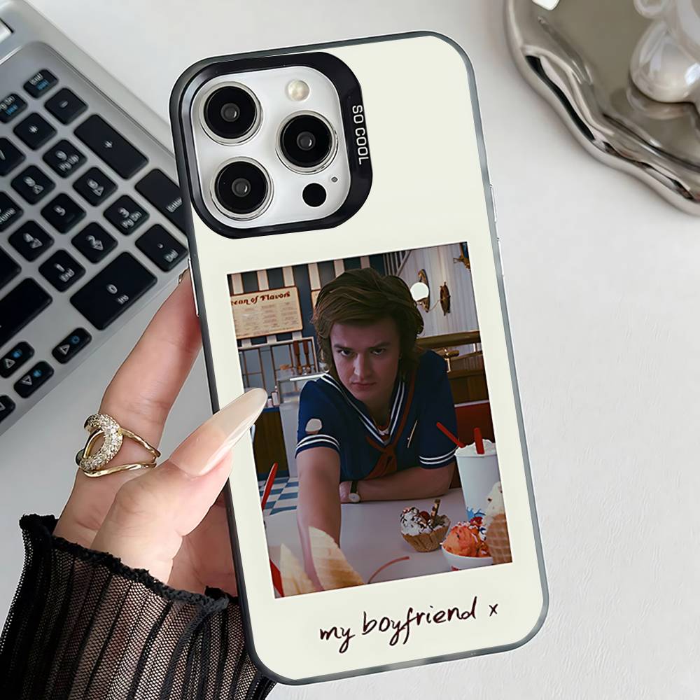 D-Djo Joe K-Keery Singer Phone Case For iPhone 17,16,15,14,13,12,11,Pro,Max,Plus,E,Air,Mini Black IMD Cover