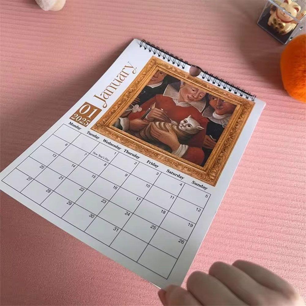 Daily/Weekly/Monthly Planner Hanging Calendar Hangable Desktop Calendar Durable Wall Calendar  Gift