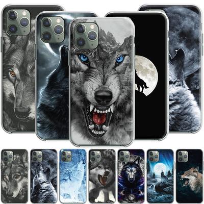 Moon Roaring Wolf Silicone Case for Apple iPhone 12 Mini 11 Pro SE XS X XR Max 8 7 6S 6 Plus 5S