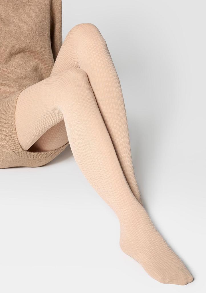 Rajstopy damskie z wiskozy i kaszmiru kremowe Cashmere D09 Line Marilyn