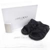 Great JIMMY CHOO Sandals Kes black Synthetic fiber Women 35 Used
