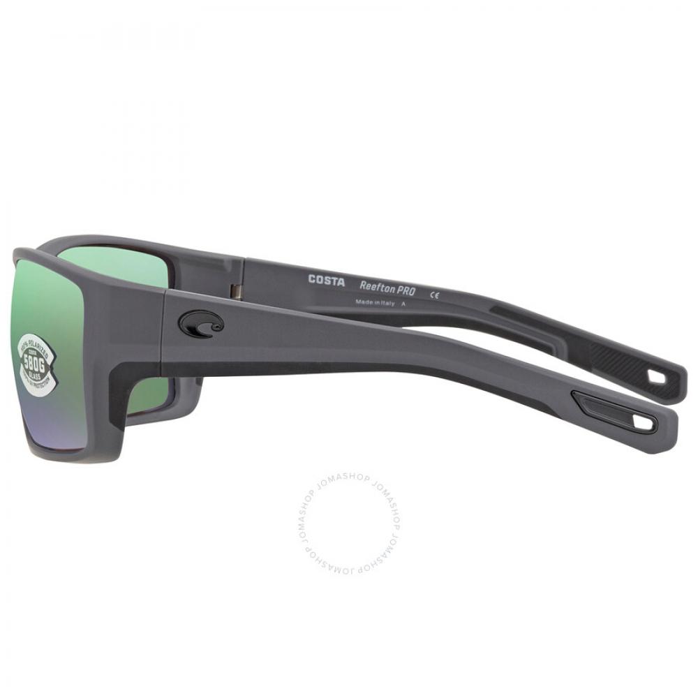 CoSta Del Mar Reefton Pro Green Mirror Polarized GlaSS Men S SunGlaSSeS 6S9080 908008 63