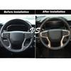2X Car Steering Wheel Decorative Cover Trim For Chevrolet Silverado 1500 -23