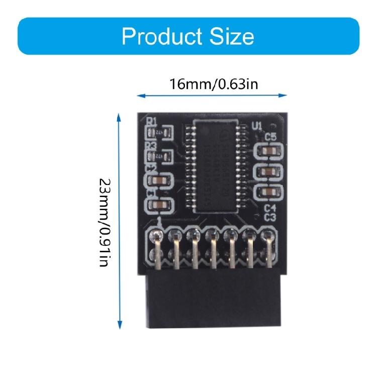 Efficient 14 Pin LPC TPM2.0 Module for Secure Platform and Data Integrity  MS -4136-4462 MS -4136-4462