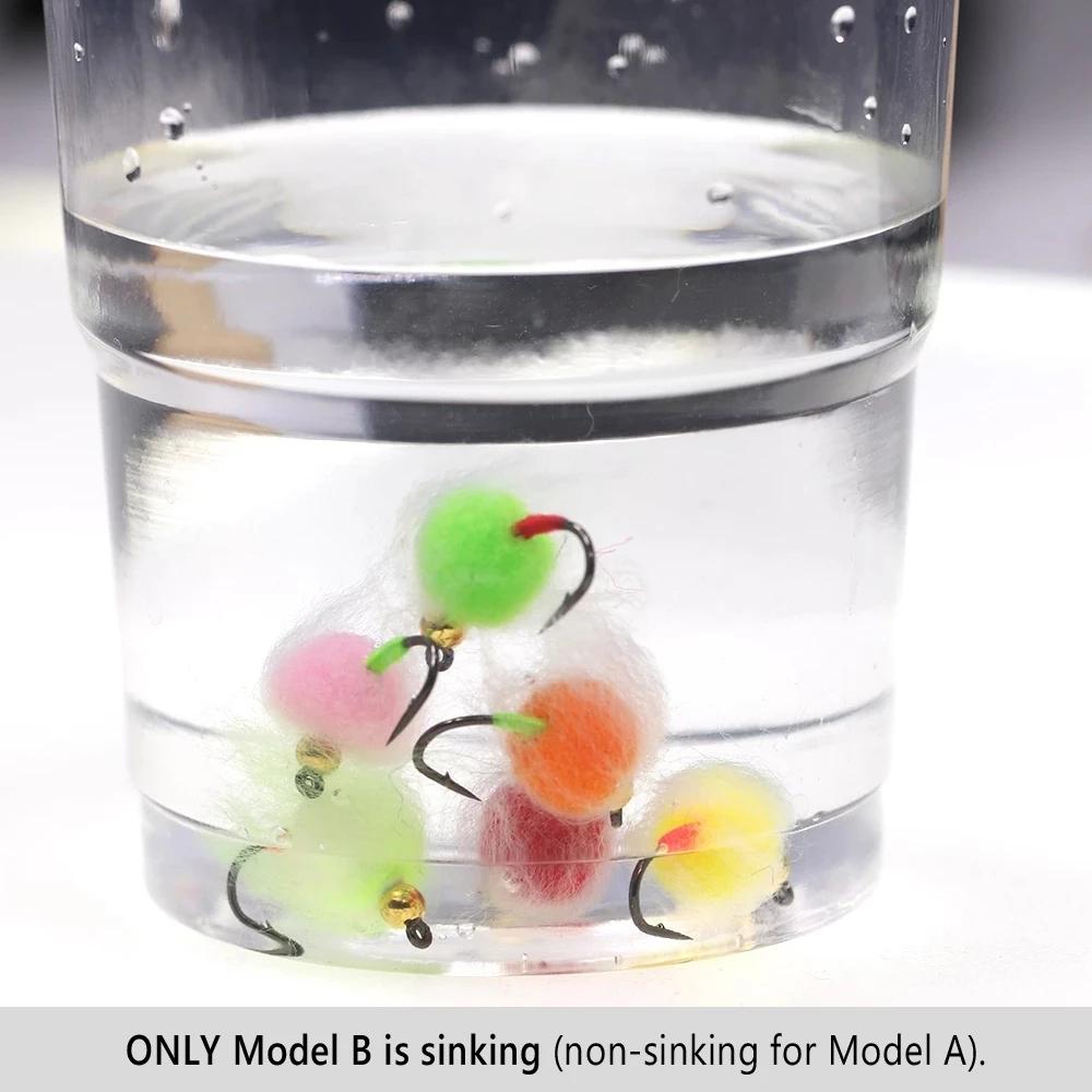 Buy 6PCS 12 Synthetic Milking Egg Fly Soft Fish Roe Wet Flies Trout