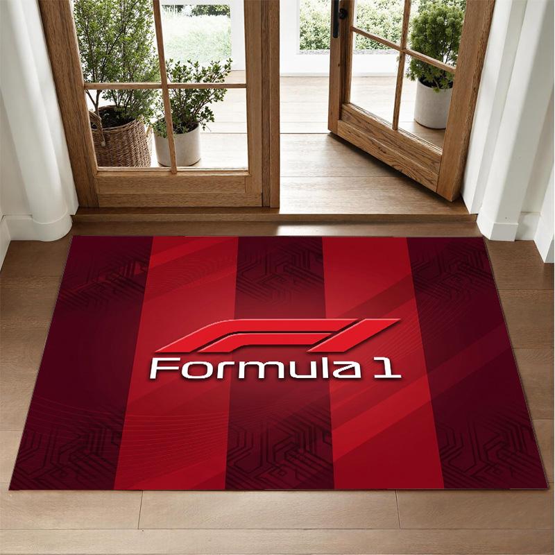F1 Design Crystal Velvet Rug Soft Decorative Mat for Bedroom Entrance