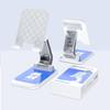 Foldable, Height-Adjustable Phone Stand for Streaming and Viewing - Portable and Multi-functional Storage Design